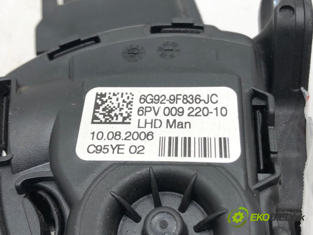 FORD S-MAX (WA6) 2006 - 2014    2.5 ST 162 kW [220 KM] benzyna 2006 - 2014  Potenciometer plynu 6G92-9F836-JC (Pedál)