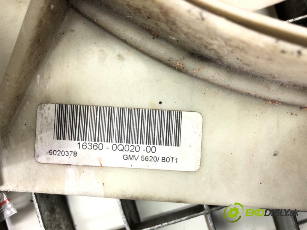 TOYOTA AYGO (_B1_) 2005 - 2014    1.0 (KGB10_) 50 kW [68 KM] benzyna 2005 - 2014  ventilátor chladiče 16360-0Q020 (Ventilátory)