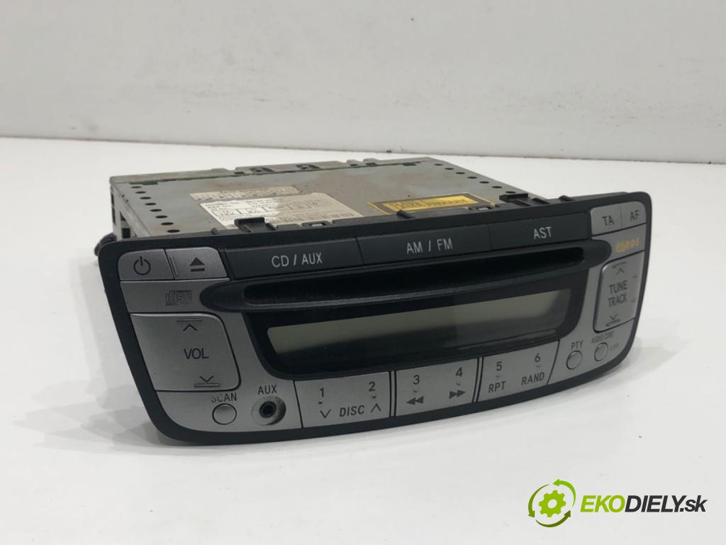 TOYOTA AYGO (_B1_) 2005 - 2014    1.0 (KGB10_) 50 kW [68 KM] benzyna 2005 - 2014  RADIO 86120-0H010 (Audio zariadenia)