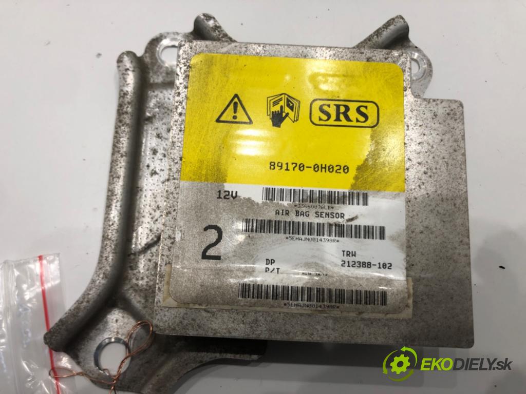 TOYOTA AYGO (_B1_) 2005 - 2014    1.0 (KGB10_) 50 kW [68 KM] benzyna 2005 - 2014  senzor airbag 89170-0H020 (Snímače)