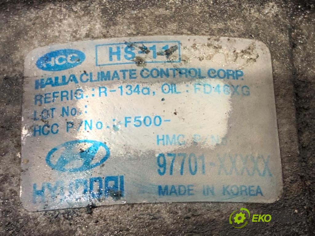 KIA PICANTO I (SA) 2004 - 2012    1.1 48 kW [65 KM] benzyna 2004 - 2011  Kompresor klimatizácie 97701-XXXXX (Kompresor klimatizácie)