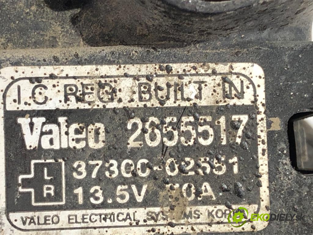 KIA PICANTO I (SA) 2004 - 2012    1.1 48 kW [65 KM] benzyna 2004 - 2011  Alternátor 37300-02551 (Alternátor)