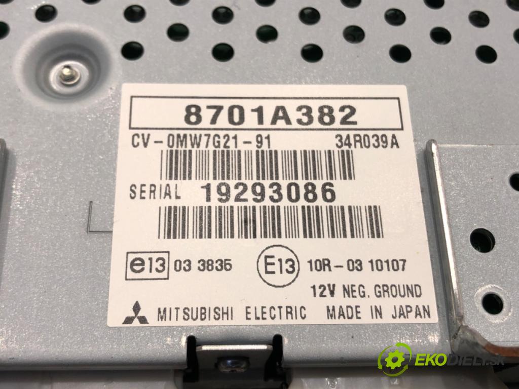 MITSUBISHI LANCER VIII (CY_A, CZ_A) 2007 - 2022    1.8 DI-D 85 kW [116 KM] olej napędowy 2010 - 2022  Zosilňovač 8701A382 (Zosilňovač)