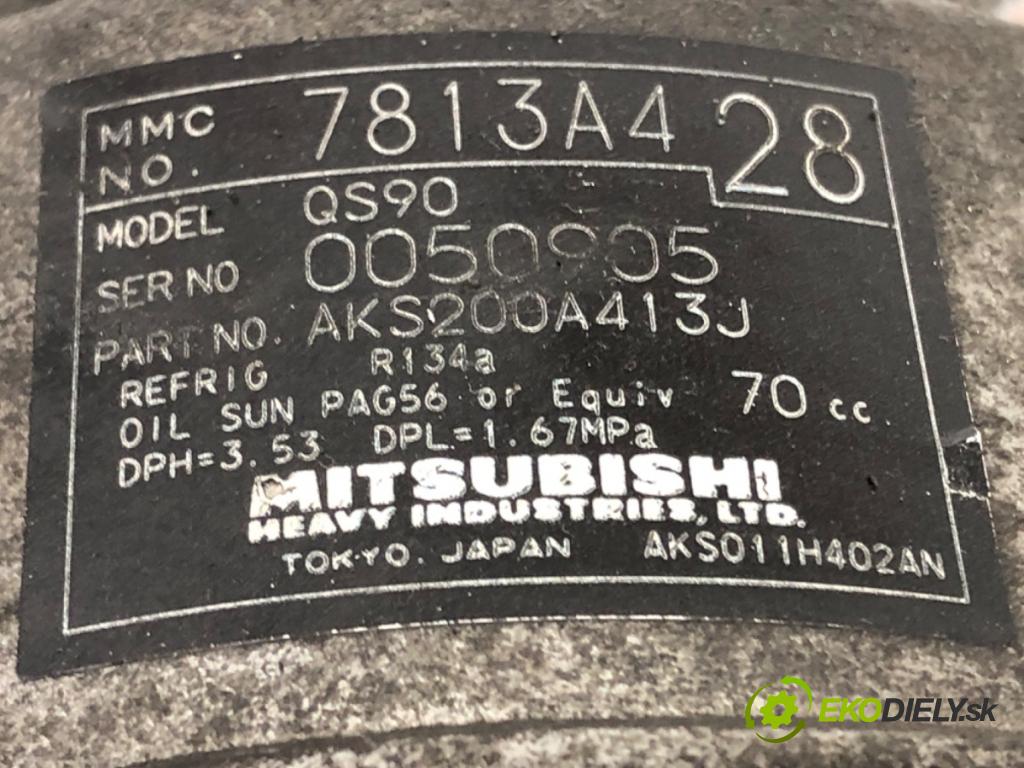 MITSUBISHI LANCER VIII (CY_A, CZ_A) 2007 - 2022    1.8 DI-D 85 kW [116 KM] olej napędowy 2010 - 2022  Kompresor klimatizácie 7813A428 (Kompresor klimatizácie)