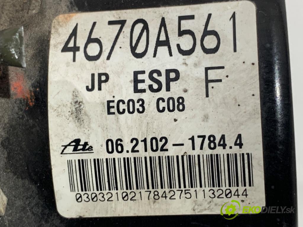 MITSUBISHI LANCER VIII (CY_A, CZ_A) 2007 - 2022    1.8 DI-D 85 kW [116 KM] olej napędowy 2010 - 2022  Pumpa ABS 4670A561 (Pumpa ABS)