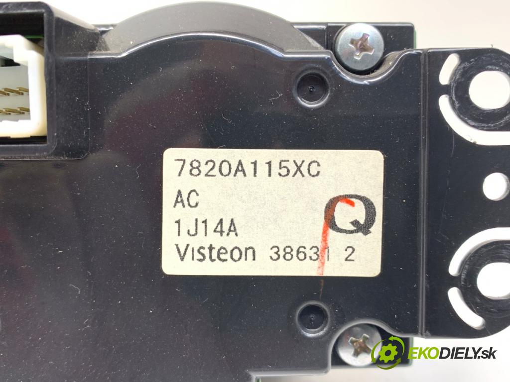 MITSUBISHI LANCER VIII (CY_A, CZ_A) 2007 - 2022    1.8 DI-D 85 kW [116 KM] olej napędowy 2010 - 2022  Panel ovládania kúrenia 7820A115XC (Prepínač/spínač/tlačidlo a ovládač kúrenia)