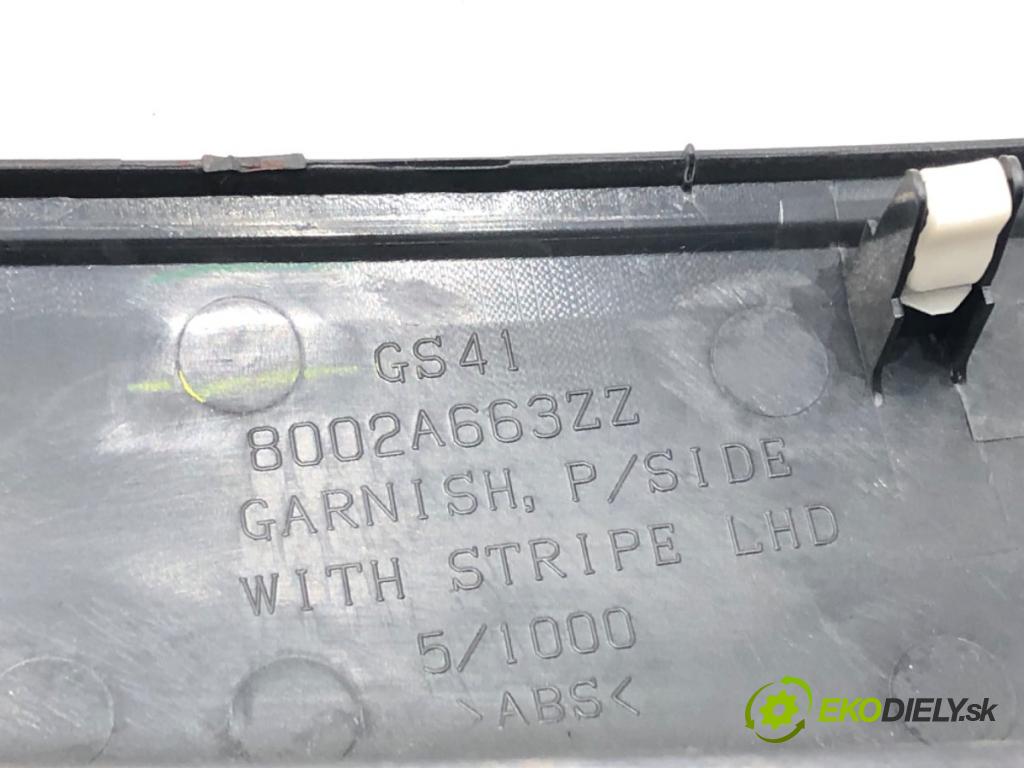 MITSUBISHI LANCER VIII (CY_A, CZ_A) 2007 - 2022    1.8 DI-D 85 kW [116 KM] olej napędowy 2010 - 2022  lišty kryt 8002A663ZZ 8002A662ZZ (Lišta)