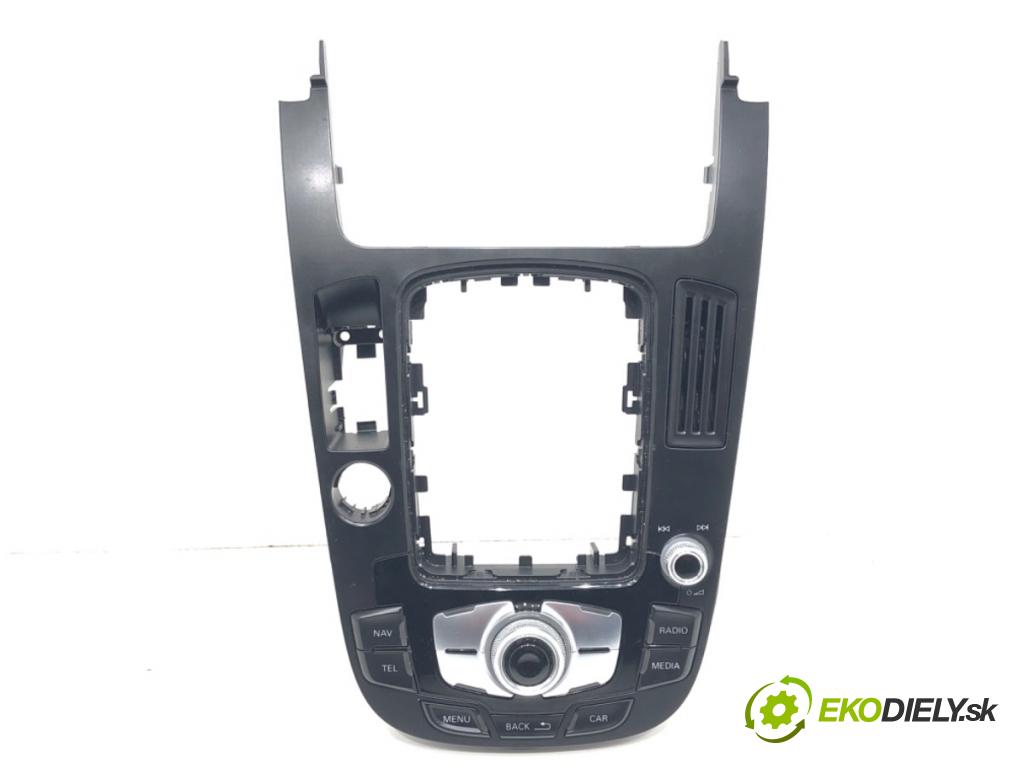AUDI Q5 (8RB) 2008 - 2017    SQ5 TDI quattro 240 kW [326 KM] olej napędowy 2015 - 2017  Panel ovládania radia 8T0919611L (Prepínač/spínač/tlačidlo a ovládač kúrenia)
