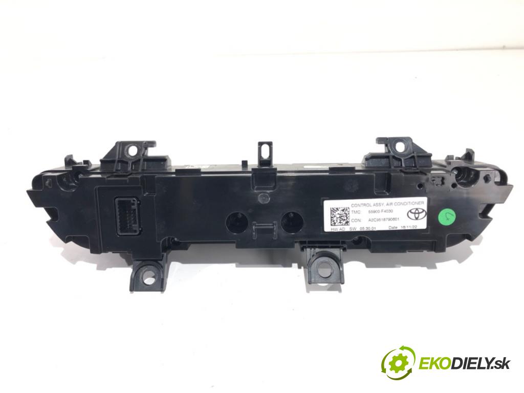 TOYOTA C-HR (_X1_) 2016 - 2022    1.2 (NGX10_) 85 kW [116 KM] benzyna 2016 - 2022  Panel ovládania kúrenia 55900-F4030 (Prepínač/spínač/tlačidlo a ovládač kúrenia)