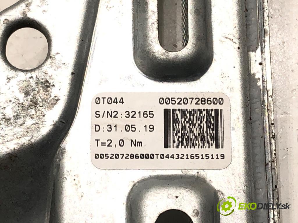 FIAT TIPO liftback (356_) 2016 - 2022    1.4 (356HXA1B) 70 kW [95 KM] benzyna 2016 - 2022  mechanismus okna levý zadní část 00520728600