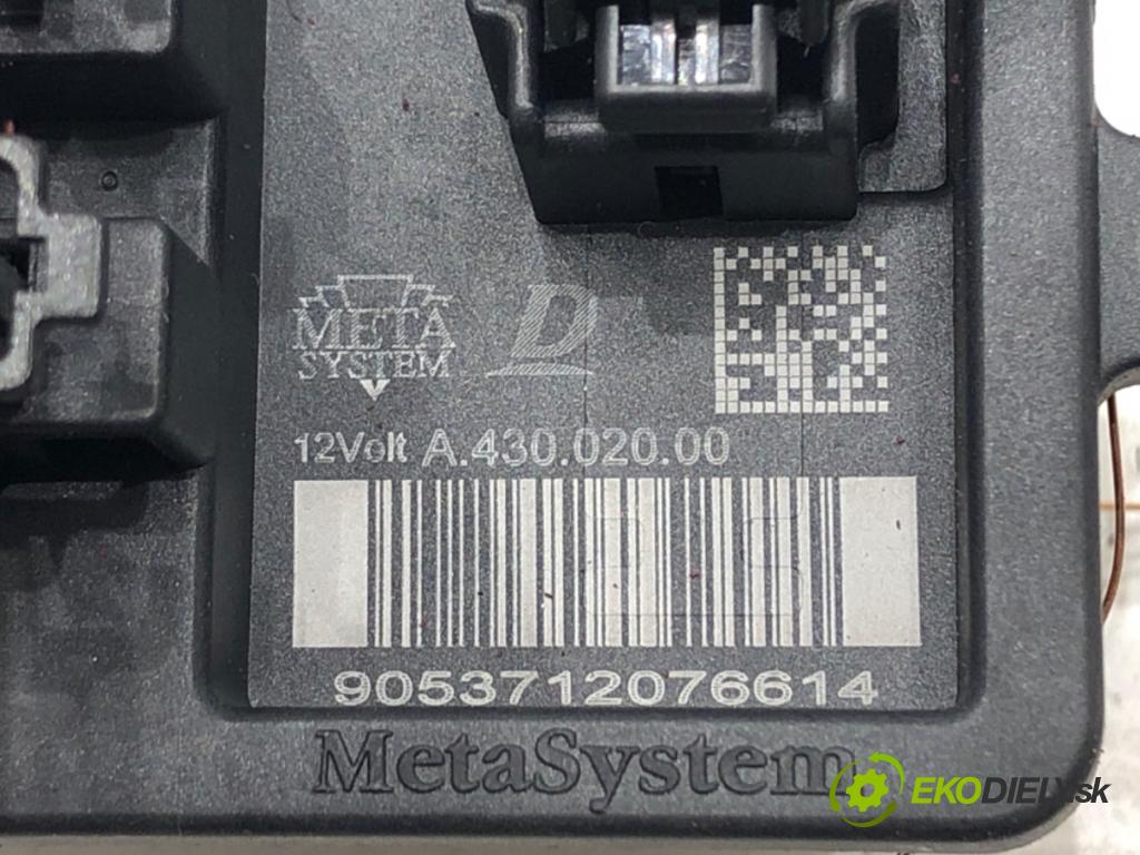 FIAT TIPO liftback (356_) 2016 - 2022    1.4 (356HXA1B) 70 kW [95 KM] benzyna 2016 - 2022  odpor rezistor topení vzduchu A43002000 (Odpory topení)