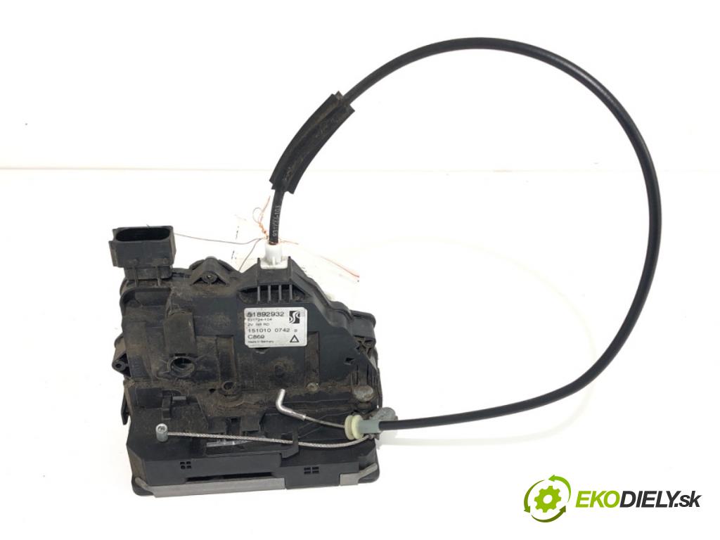 FIAT PUNTO EVO (199_) 2008 - 2022    1.4 (199AXB1A) 57 kW [77 KM] benzyna 2009 - 2012  zámok dveře pravý zadní část 51892932