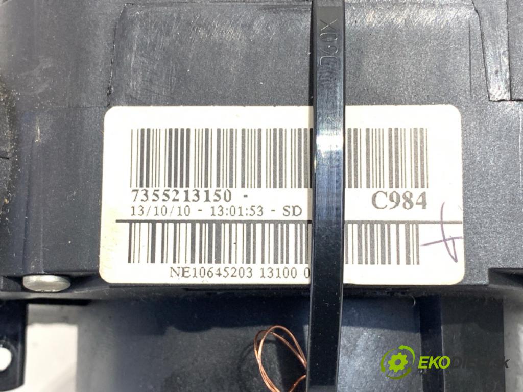 FIAT PUNTO EVO (199_) 2008 - 2022    1.4 (199AXB1A) 57 kW [77 KM] benzyna 2009 - 2012  Prepínač kombinovaný 7355213150 (Prepínač/spínač/tlačidlo a ovládač kúrenia)