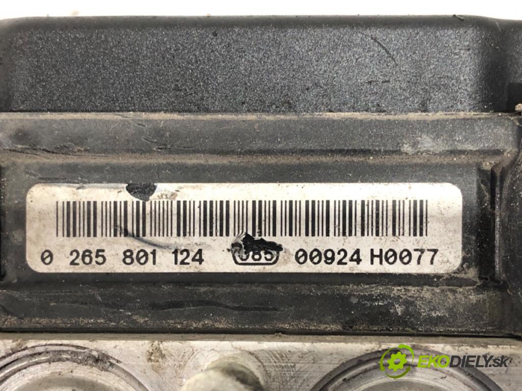 FIAT PUNTO EVO (199_) 2008 - 2022    1.4 (199AXB1A) 57 kW [77 KM] benzyna 2009 - 2012  pumpa ABS 0265232913 (Pumpy brzdové)