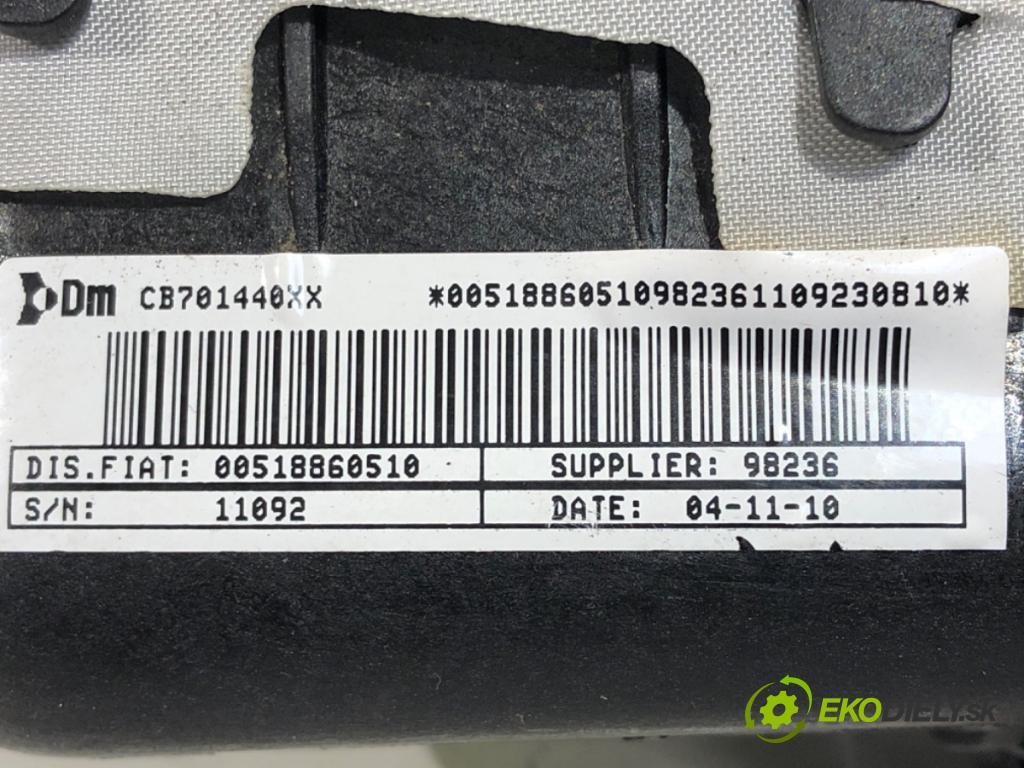 FIAT PUNTO EVO (199_) 2008 - 2022    1.4 (199AXB1A) 57 kW [77 KM] benzyna 2009 - 2012  AirBag spolujazdca 00518860510 (Airbag)