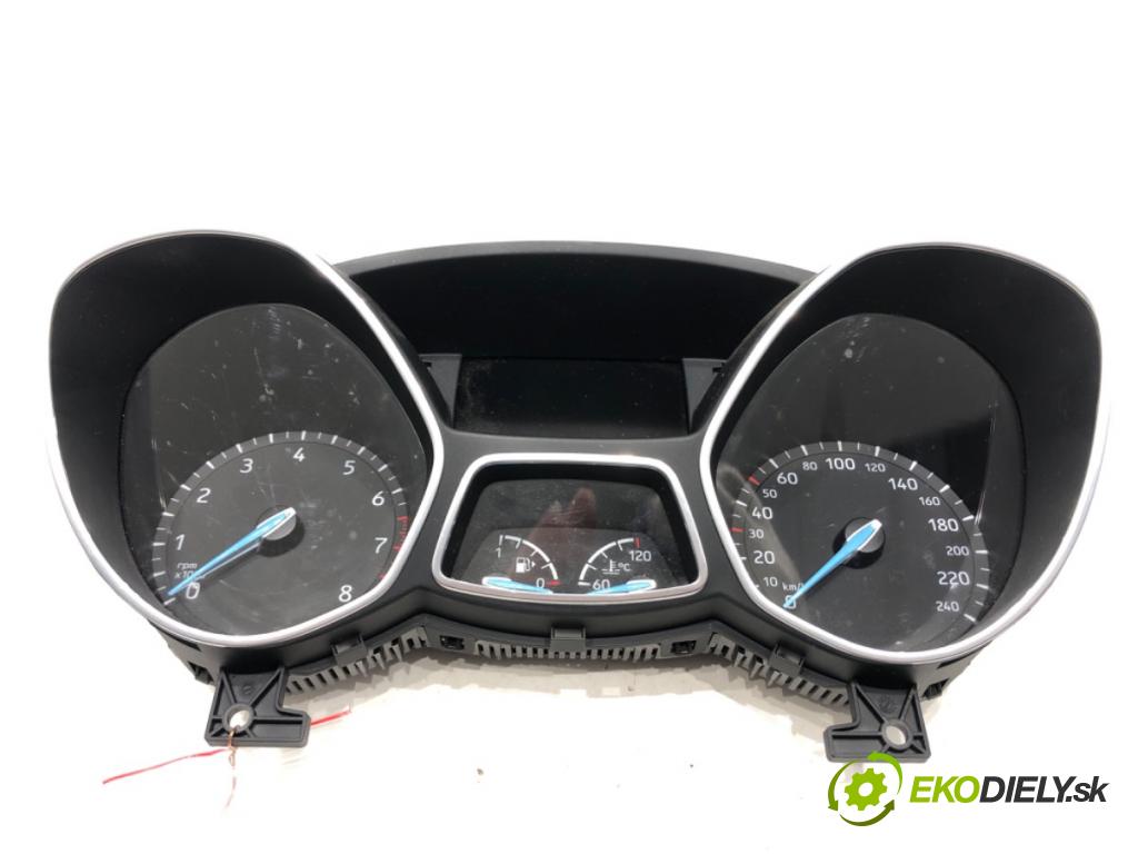 FORD FOCUS III sedan 2010 - 2022    1.6 Ti 92 kW [125 KM] benzyna 2010 - 2022  Prístrojovka F1ET-10849-BJS (Prístrojová doska, displej)