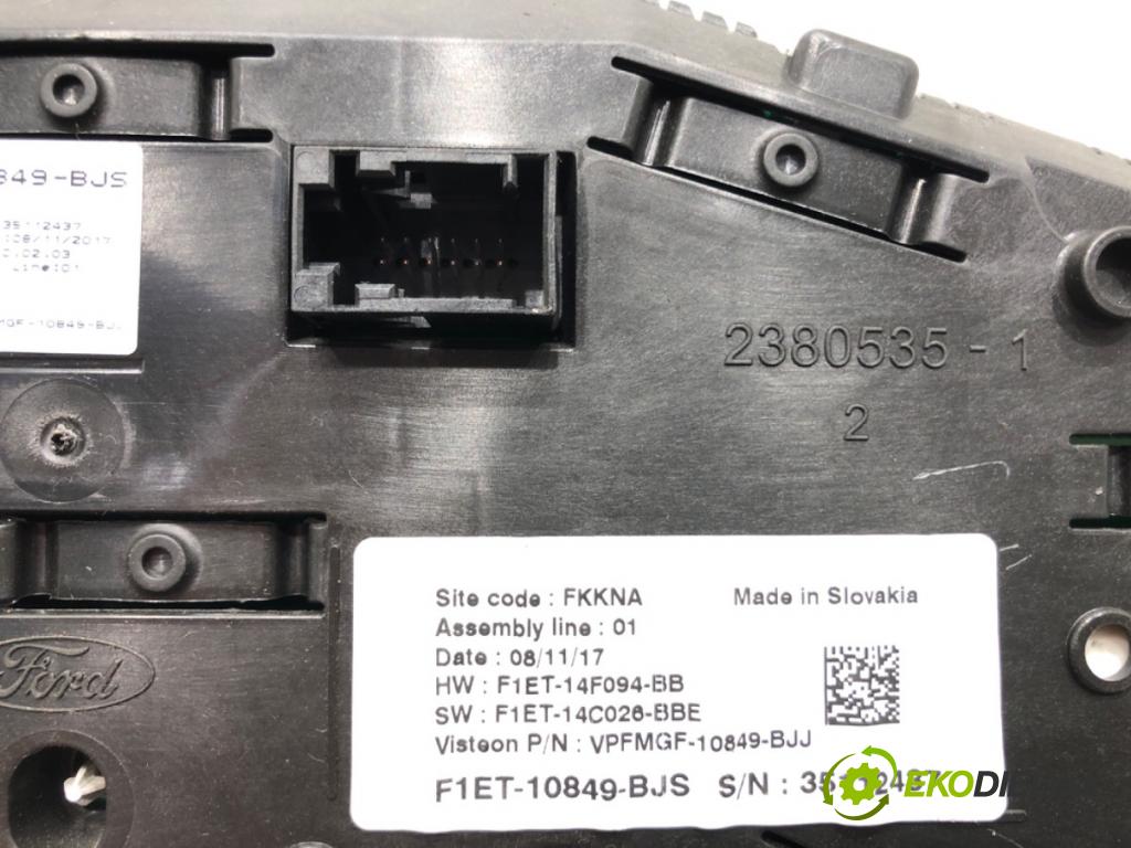 FORD FOCUS III sedan 2010 - 2022    1.6 Ti 92 kW [125 KM] benzyna 2010 - 2022  Prístrojovka F1ET-10849-BJS (Prístrojová doska, displej)