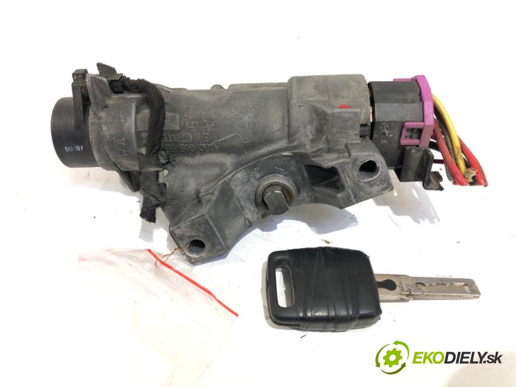AUDI A4 B5 Avant (8D5) 1994 - 2002    1.9 TDI 85 kW [115 KM] olej napędowy 2000 - 2001  spinačka 4B0905851C (Spínacia skrinka a kľúč)