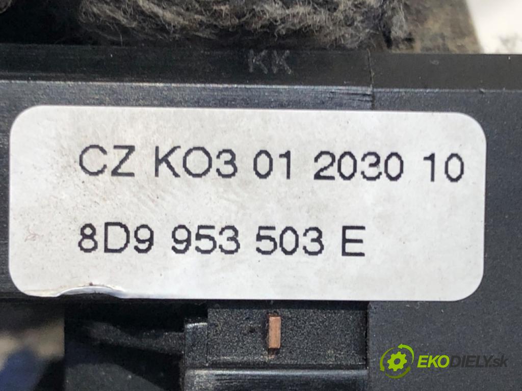 AUDI A4 B5 Avant (8D5) 1994 - 2002    1.9 TDI 85 kW [115 KM] olej napędowy 2000 - 2001  Prepínač kombinovaný 8D9953503E (Prepínač/spínač/tlačidlo a ovládač kúrenia)