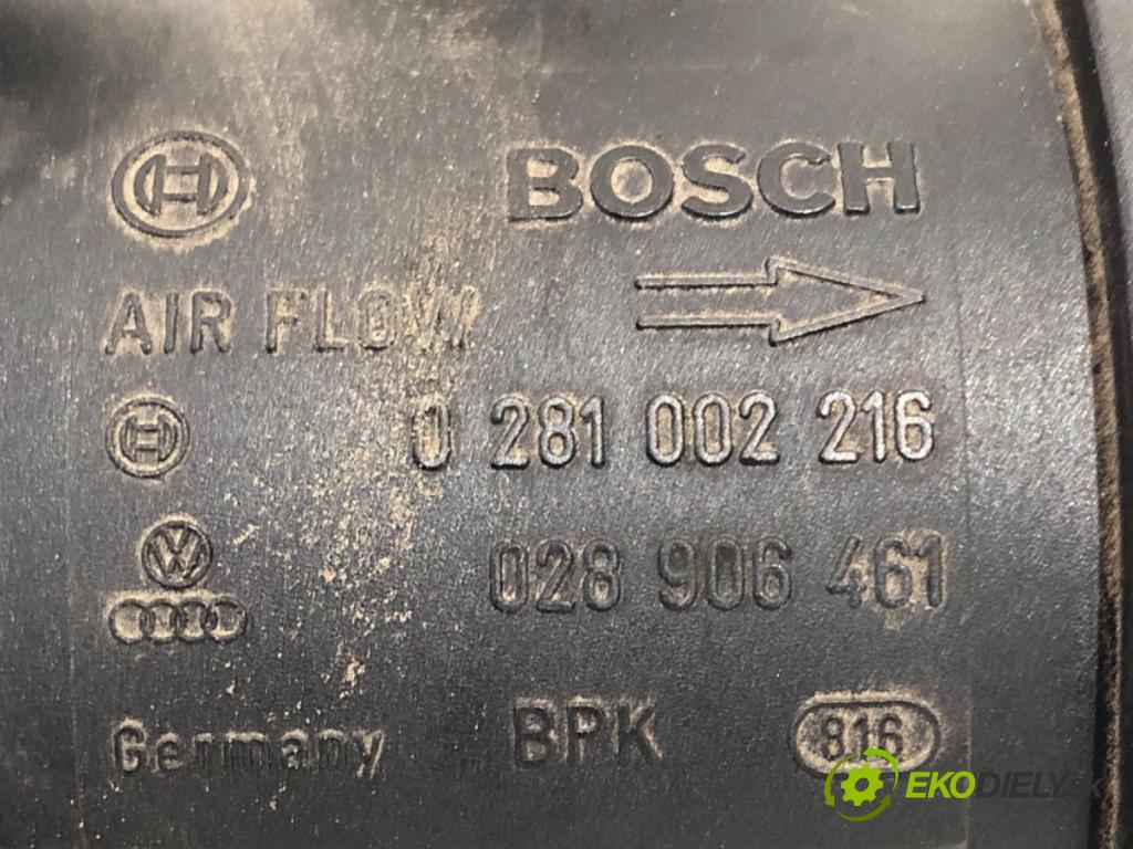 AUDI A4 B5 Avant (8D5) 1994 - 2002    1.9 TDI 85 kW [115 KM] olej napędowy 2000 - 2001  Váha vzduchu 0281002216 028906461 (Váha vzduchu)