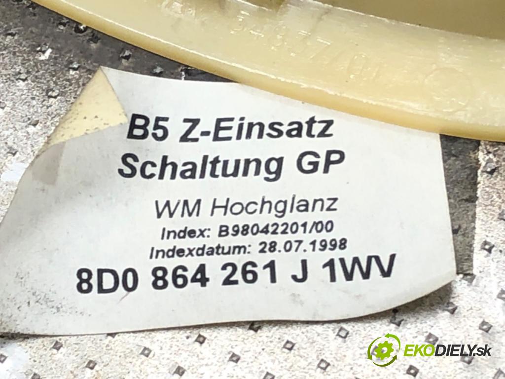 AUDI A4 B5 Avant (8D5) 1994 - 2002    1.9 TDI 85 kW [115 KM] olej napędowy 2000 - 2001  Kulisa 8D0864261J (Rýchlostná páka / kulisa)