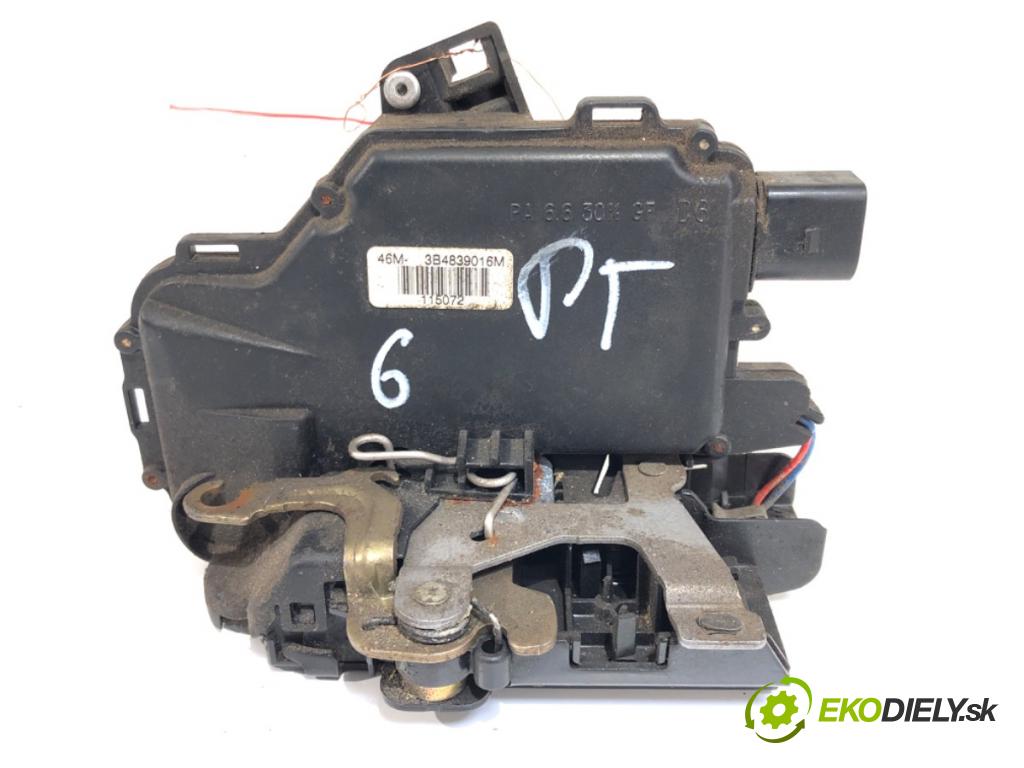 SEAT TOLEDO II (1M2) 1998 - 2006    1.6 74 kW [100 KM] benzyna 1998 - 2004  zámok dveře pravý zadní část 3B4839016M