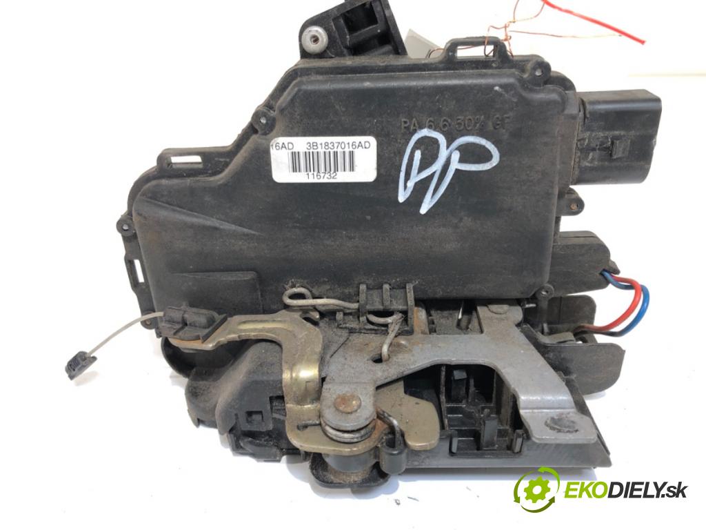 SEAT TOLEDO II (1M2) 1998 - 2006    1.6 74 kW [100 KM] benzyna 1998 - 2004  zámok dveře pravý přední část 3B1837016AD