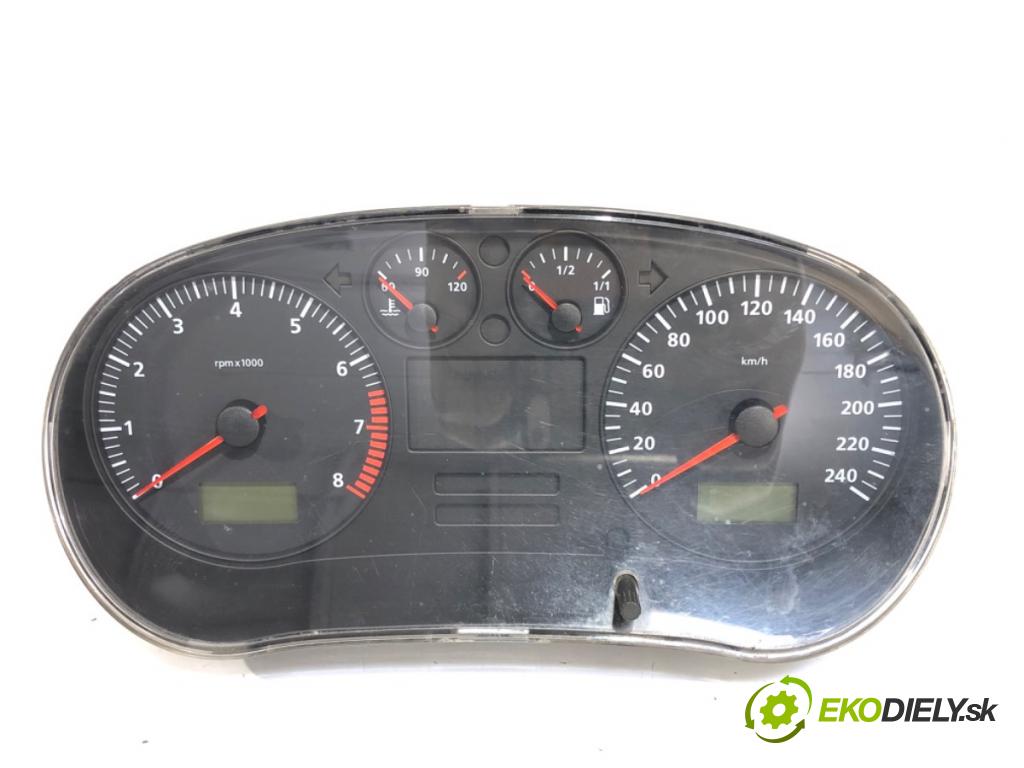 SEAT TOLEDO II (1M2) 1998 - 2006    1.6 74 kW [100 KM] benzyna 1998 - 2004  Prístrojovka 1M0920802A (Prístrojová doska, displej)