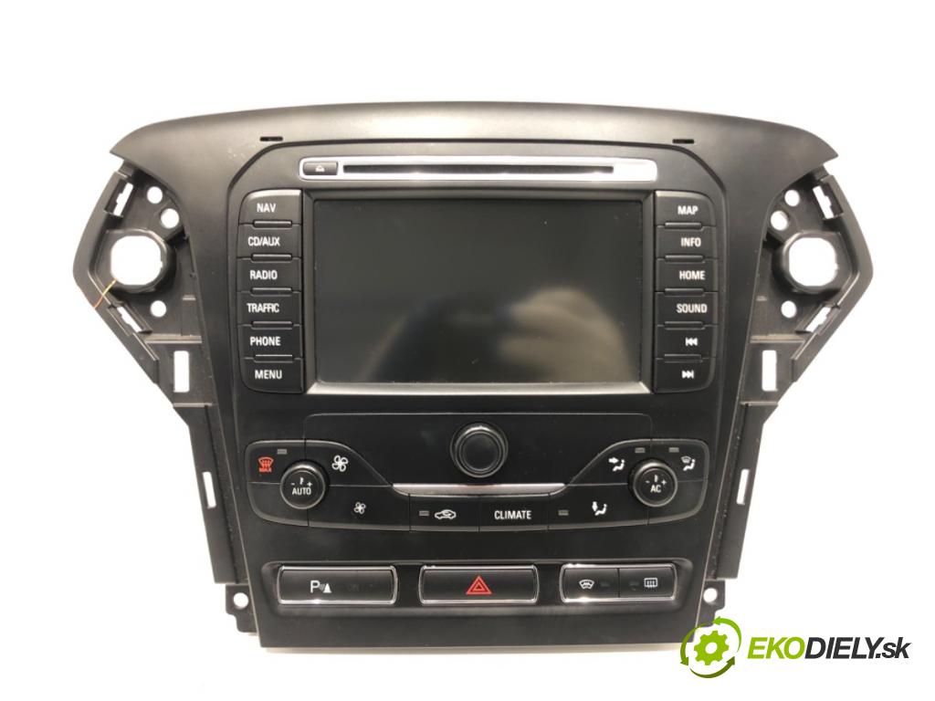 FORD MONDEO IV (BA7) 2007 - 2015    1.6 EcoBoost 118 kW [160 KM] benzyna 2011 - 2015  RADIO Navigácia BS7T18K931EJ (Audio zariadenie)