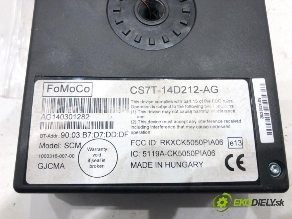 FORD MONDEO IV (BA7) 2007 - 2015    1.6 EcoBoost 118 kW [160 KM] benzyna 2011 - 2015  Modul BLUETOOTH CS7T-14D212-AG (Ostatné)