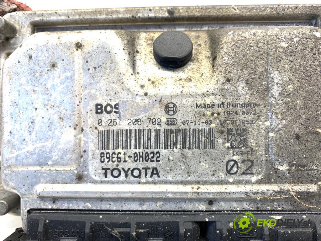 CITROEN C1 (PM_, PN_) 2005 - 2014    1.0 50 kW [68 KM] benzyna 2005 - 2014  riadiaca jednotka Motor 89661-0H022 0261208702 (Riadiace jednotky)