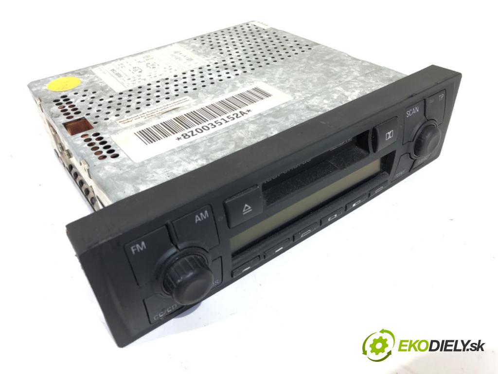 AUDI A2 (8Z0) 2000 - 2005    1.4 55 kW [75 KM] benzyna 2000 - 2005  RADIO 8Z0035152A (Audio zariadenie)