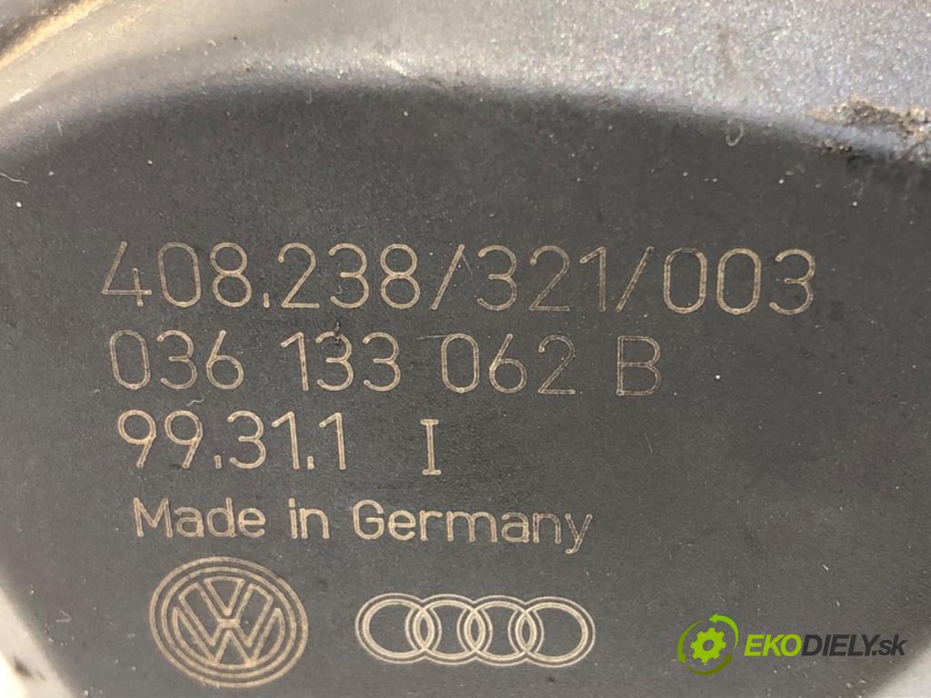 AUDI A2 (8Z0) 2000 - 2005    1.4 55 kW [75 KM] benzyna 2000 - 2005  Škrtiaca klapka 036133062B (Škrtiaca klapka)