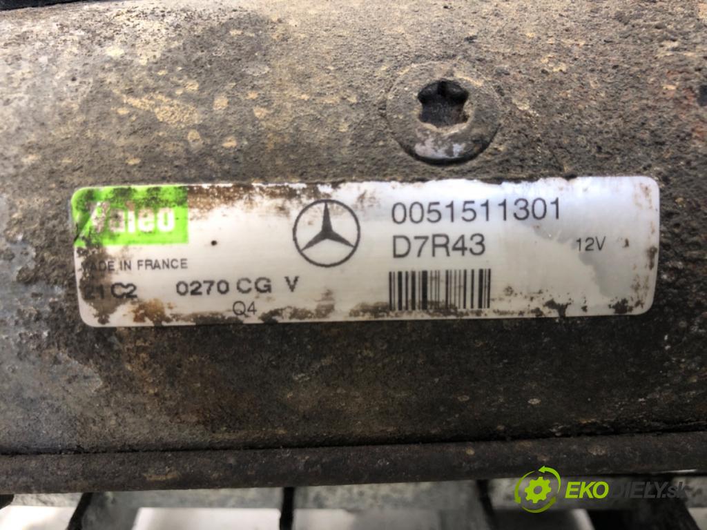 MERCEDES-BENZ VITO Autobus (W638) 1996 - 2003    110 CDI 2.2 (638.194) 75 kW [102 KM] olej napędowy 1999 - 2003  Štartér 0051511301 (Štartéry)