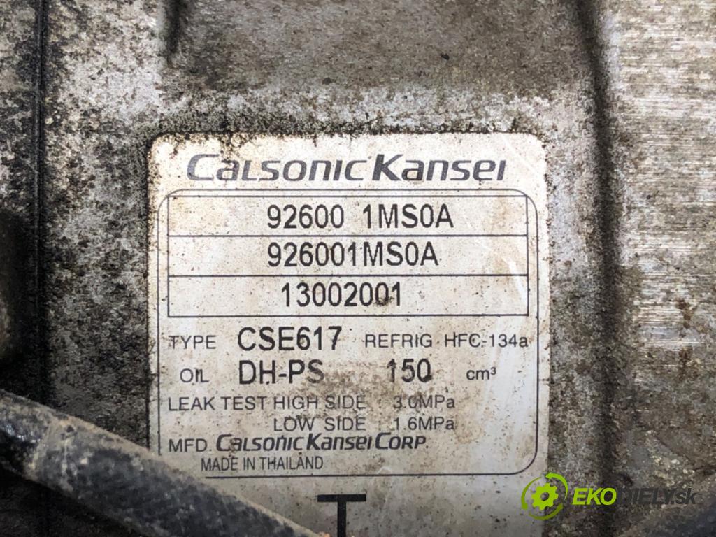 INFINITI Q70 (Y51) 2013 - 2022    3.0 175 kW [238 KM] olej napędowy 2013 - 2022  Kompresor klimatizácie 926001MS0A (Kompresor klimatizácie)