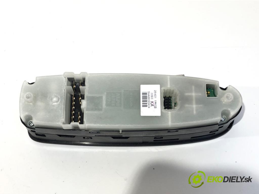 INFINITI Q70 (Y51) 2013 - 2022    3.0 175 kW [238 KM] olej napędowy 2013 - 2022  Prepínač okien 254011MK0B (Prepínač/spínač/tlačidlo a ovládač kúrenia)