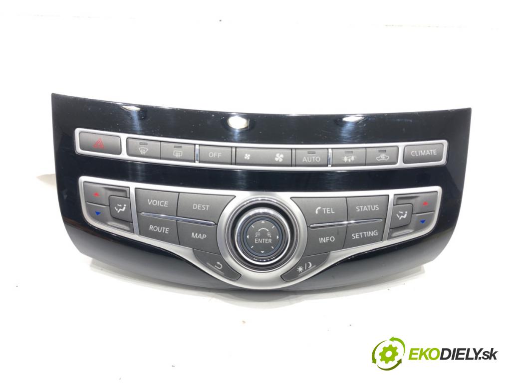 INFINITI Q70 (Y51) 2013 - 2022    3.0 175 kW [238 KM] olej napędowy 2013 - 2022  Panel ovládania kúrenia 283951MK3D (Prepínače, spínače, tlačidlá a ovládače kúrenia)