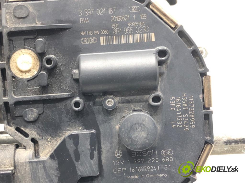 AUDI Q5 (8RB) 2008 - 2017    SQ5 TDI quattro 240 kW [326 KM] olej napędowy 2015 - 2017  Mechanizmus stieračov predný 8R1955119A (Motorček stieračov predné)