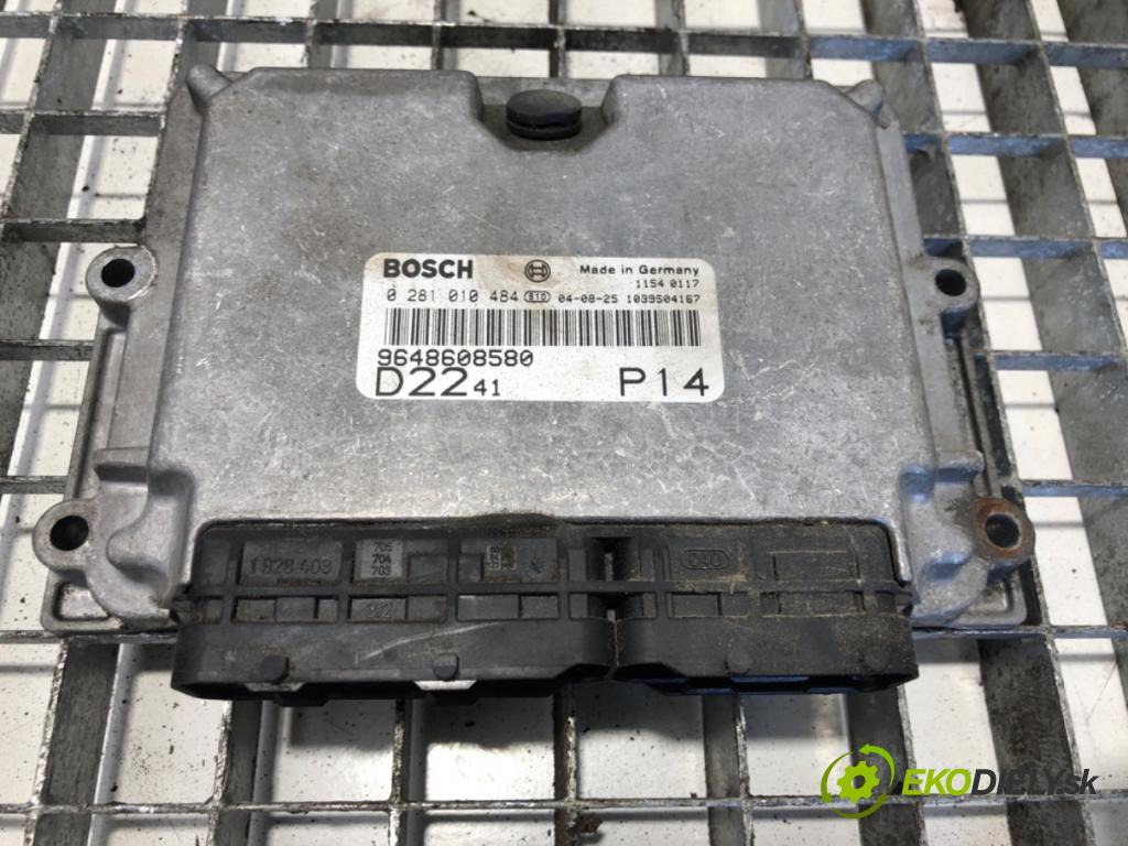 CITROEN JUMPER Autobus (244, Z_) 2002 - 2022    2.2 HDi 74 kW [101 KM] olej napędowy 2002 - 2022  riadiaca jednotka Motor 0281010484 9648608580 (Riadiace jednotky)