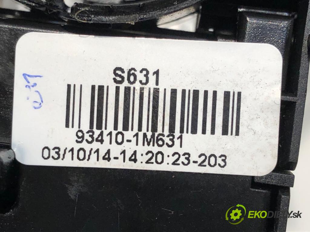 KIA CEED Sportswagon (JD) 2012 - 2018    1.6 GDI 99 kW [135 KM] benzyna 2012 - 2018  Prepínač smeroviek 93410-1M631 (Prepínač/spínač/tlačidlo a ovládač kúrenia)