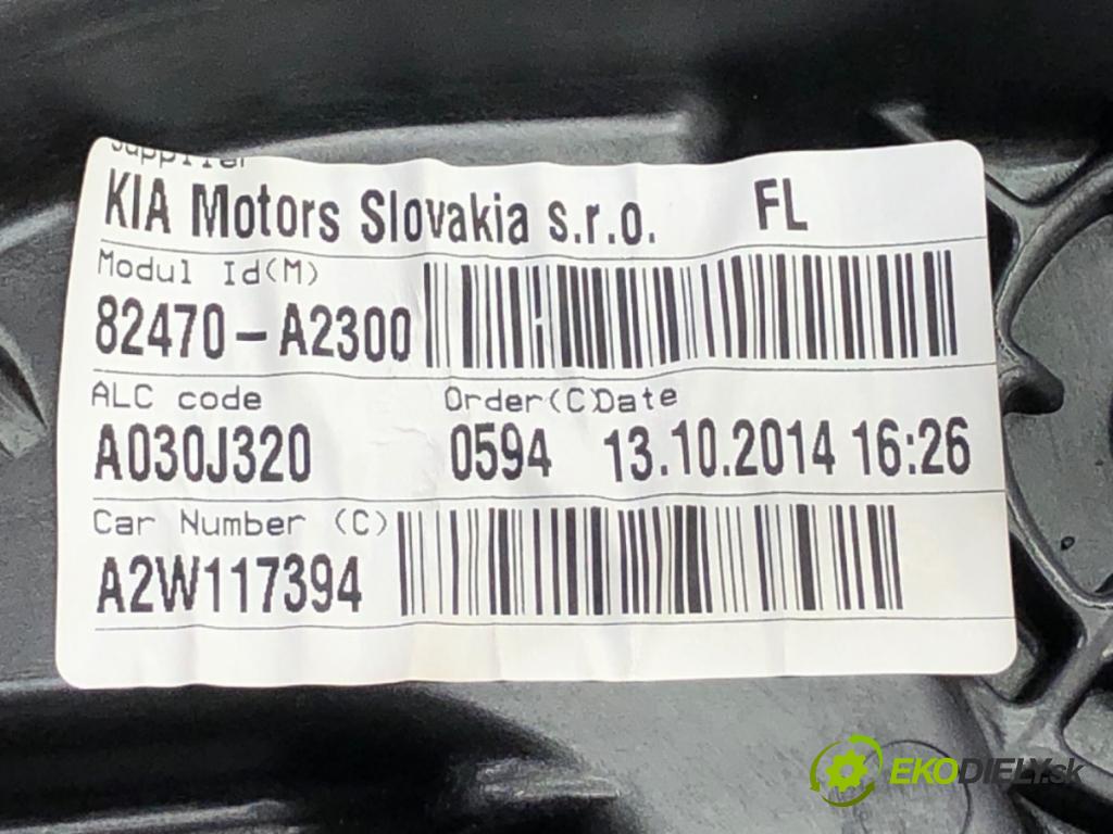 KIA CEED Sportswagon (JD) 2012 - 2018    1.6 GDI 99 kW [135 KM] benzyna 2012 - 2018  mechanismus okna levý přední část 82470-A2300