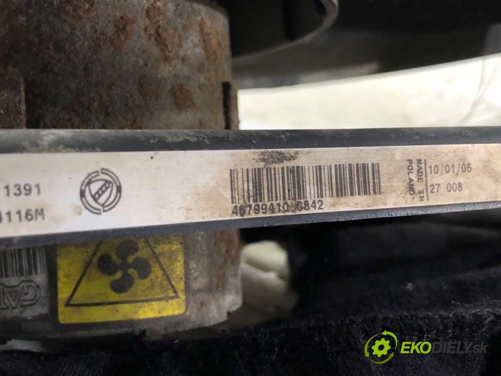 FIAT PANDA (169_) 2003 - 2022    1.1 (169.AXA1A) 40 kW [54 KM] benzyna 2003 - 2022  ventilátor chladiče 46799410 (Ventilátory)