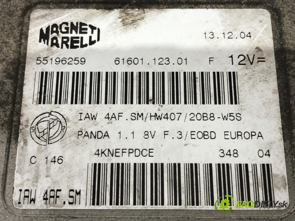 FIAT PANDA (169_) 2003 - 2022    1.1 (169.AXA1A) 40 kW [54 KM] benzyna 2003 - 2022  riadiaca jednotka Motor 55196259 (Riadiaca jednotka)