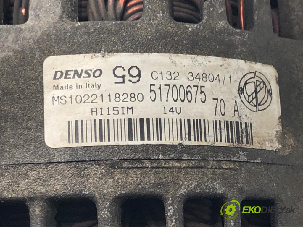 FIAT PANDA (169_) 2003 - 2022    1.1 (169.AXA1A) 40 kW [54 KM] benzyna 2003 - 2022  Alternátor 51700675 (Alternátor)