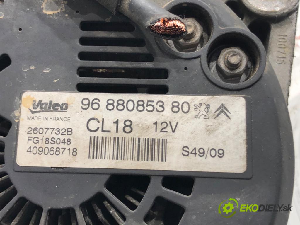 PEUGEOT 407 SW (6E_) 2004 - 2011    2.0 HDi 135 100 kW [136 KM] olej napędowy 2004 - 2010  Alternátor 9688085380 (Alternátory)