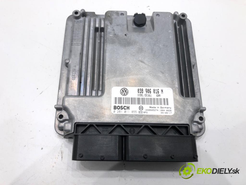 VW TRANSPORTER V Autobus (7HB, 7HJ, 7EB, 7EJ) 2003 - 2015    1.9 TDI 77 kW [105 KM] olej napędowy 2003 - 2009  riadiaca jednotka Motor 038906016N (Riadiace jednotky)