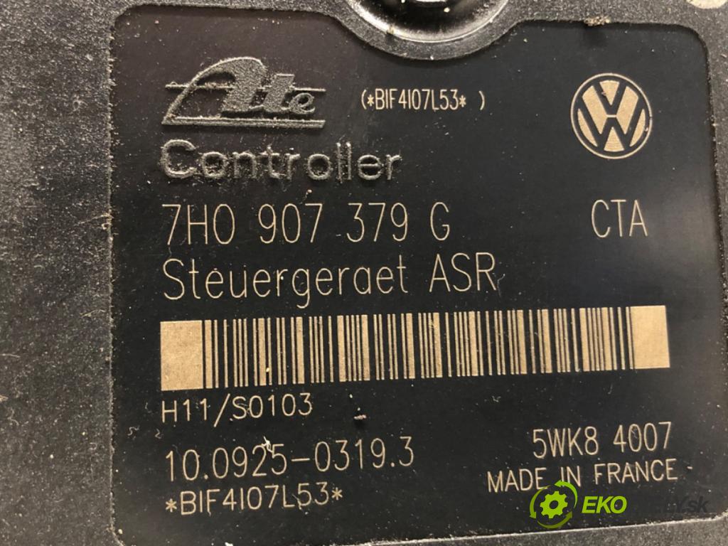 VW TRANSPORTER V Autobus (7HB, 7HJ, 7EB, 7EJ) 2003 - 2015    1.9 TDI 77 kW [105 KM] olej napędowy 2003 - 2009  Pumpa ABS 7H0614111G (Pumpy ABS)