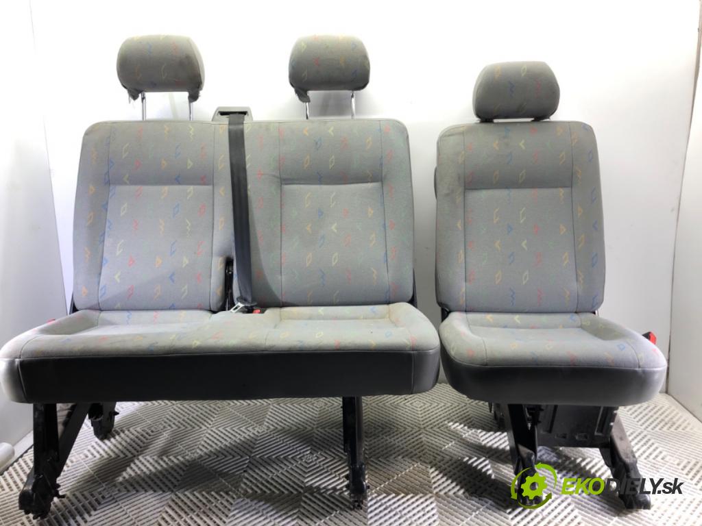 VW TRANSPORTER V Autobus (7HB, 7HJ, 7EB, 7EJ) 2003 - 2015    1.9 TDI 77 kW [105 KM] olej napędowy 2003 - 2009  Sedadlo druhý rad 