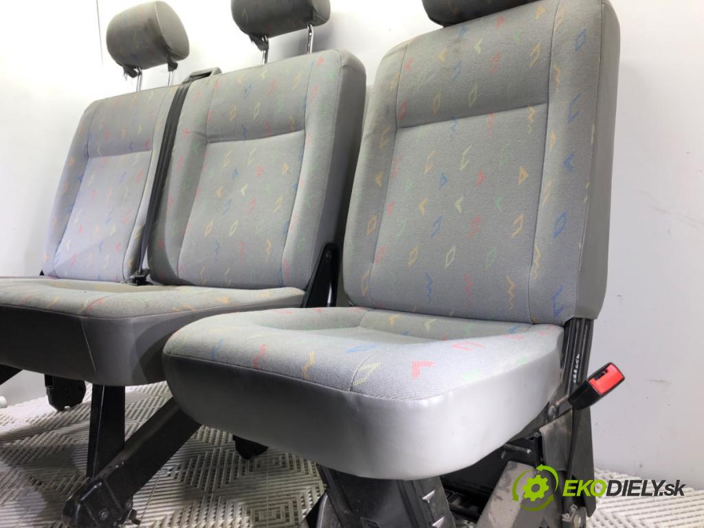 VW TRANSPORTER V Autobus (7HB, 7HJ, 7EB, 7EJ) 2003 - 2015    1.9 TDI 77 kW [105 KM] olej napędowy 2003 - 2009  Sedadlo druhý rad