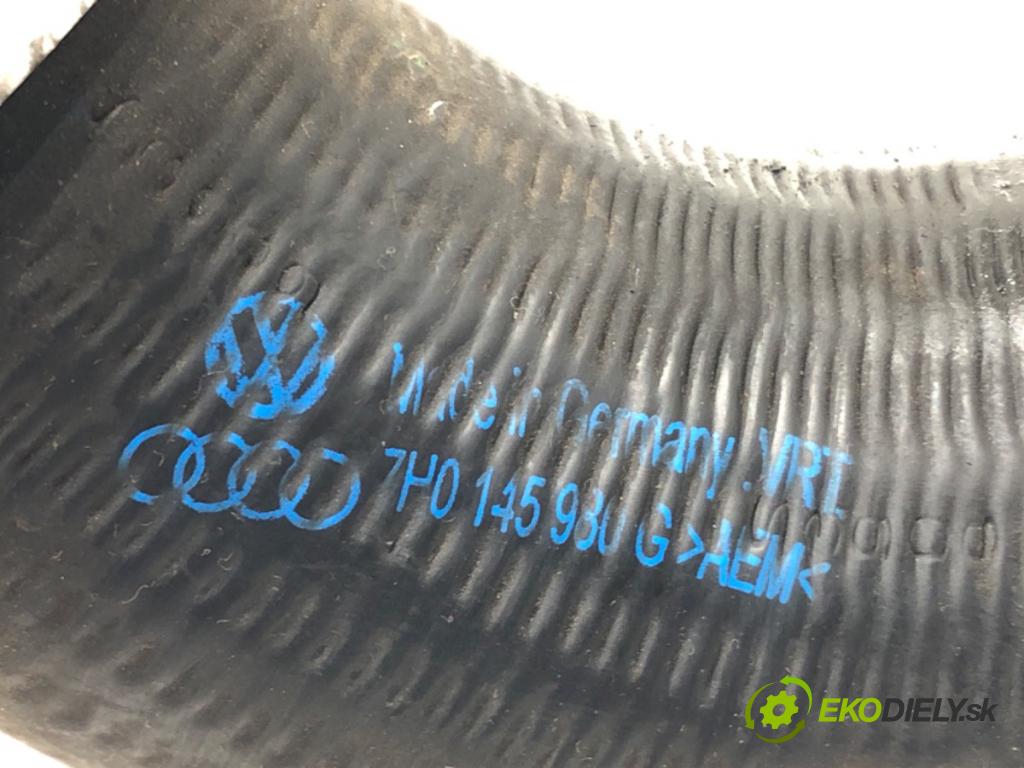 VW TRANSPORTER V Autobus (7HB, 7HJ, 7EB, 7EJ) 2003 - 2015    1.9 TDI 77 kW [105 KM] olej napędowy 2003 - 2009  Rúra turba 7H0145980G